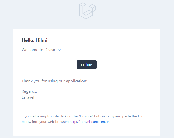 laravel email
